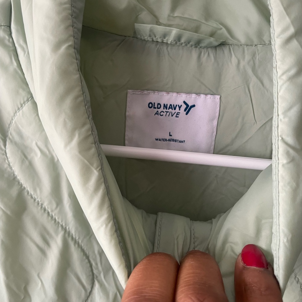 Old Navy Active Mint Quilted Jacket - Picture 3 of 7